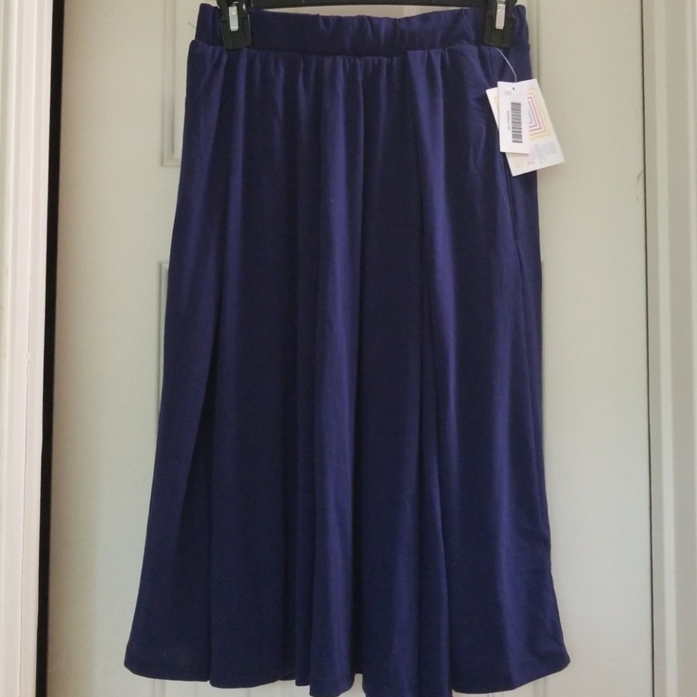 LuLaRoe Navy blue Madison skirt